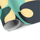 夏の海風モザイクパターン ラッピングペーパー (ロールコーナー)