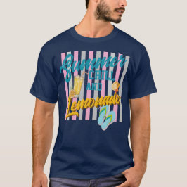 夏の涼しげレモネードTシャツ Tシャツ