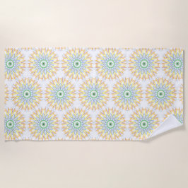 夏の混沌 ビーチタオル