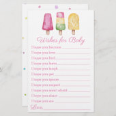 夏の準備ができてポップ・アートのいる女の子 (正面/裏面)