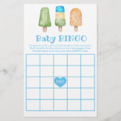 夏の準備ができてポップ・アートのいる男の子シャワーゲーム (正面)