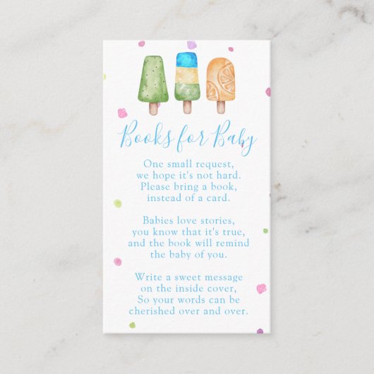 夏の準備が整ポップ・アートのった男の子のシャワー エンクロージャーカード (正面)