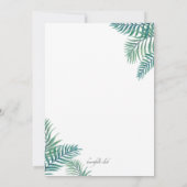 夏の準備は？招待状 招待状 (裏面)