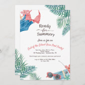夏の準備は？招待状 招待状 (正面/裏面)