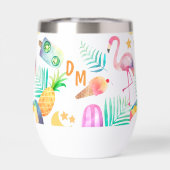 夏の熱帯おもしろい模様 (背面)