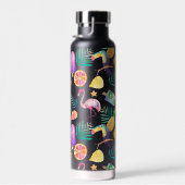 夏の熱帯おもしろい模様 ウォーターボトル (右面)