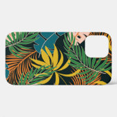 夏の熱帯の明るい植物のパターン Case-Mate iPhoneケース (裏面 (横))