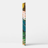 夏の熱帯の明るい植物のパターン Case-Mate iPhoneケース (裏面 / 右)