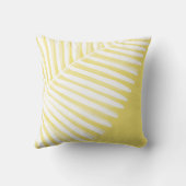 夏の熱帯の葉の単色性プリント クッション (裏面)