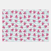 夏の熱帯スイカの果実 ラッピングペーパーシート (正面)