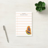 夏の熱帯パパイアフルーツ ポストイット (オフィス)