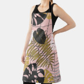 夏の熱帯ヤシ葉の エプロン (インサイチュ)