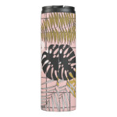 夏の熱帯ヤシ葉の タンブラー (裏面)