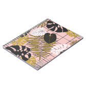 夏の熱帯ヤシ葉の ノートブック (左側)