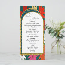 夏の熱帯大きな花とアーチ結婚ーズ