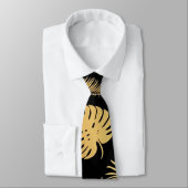 夏の熱帯性ヤシの木葉の継ぎ目パターン ネクタイ (タイ)