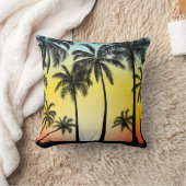 夏の熱帯樹 クッション (ブランケット)