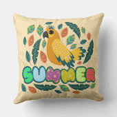 夏の熱帯装飾枕 クッション (裏面)