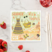 夏の熱帯 スタンダードランチョンナプキン (インサイチュ)