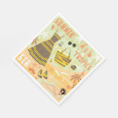 夏の熱帯 スタンダードランチョンナプキン (角)