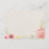 夏の牧場のウェディング・RSVPカード 出欠カード (裏面)