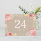 夏の牧場 ウェディング テーブルナンバー (スタンド正面)