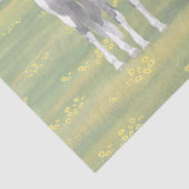 夏の牧草地で絵を描のリンゴ灰色の馬 薄葉紙 (詳細)