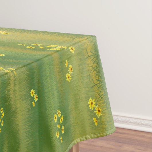 夏の牧草地の黒いアパロオーサの馬 テーブルクロス (インサイチュ)