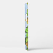 夏の牧草地の黒いアパロオーサの馬 Case-Mate iPhoneケース (裏面 / 右)