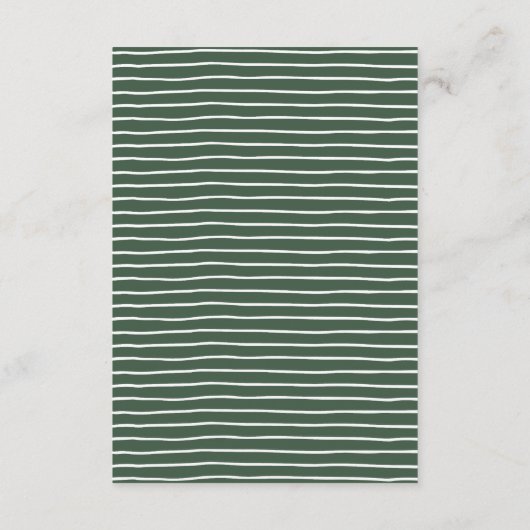 夏の牧草地ガーランドウォーター結婚カラーの詳細 エンクロージャーカード (裏面)