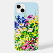 夏の牧草地、野生の花ケースメイトiPhoneケース Case-Mate iPhoneケース (裏面)