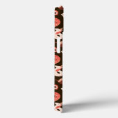 夏の物チョコレートブラウン背景 Case-Mate iPhoneケース (裏面 / 右)