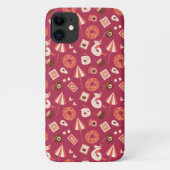 夏の物マルーン背景 Case-Mate iPhoneケース (裏面)