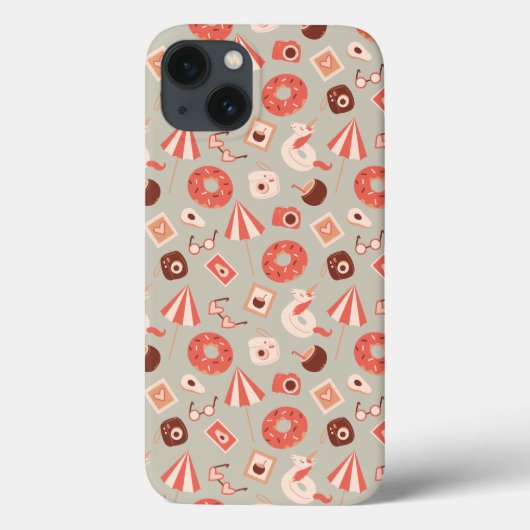 夏の物ライトの背景 Case-Mate iPhoneケース (裏面)