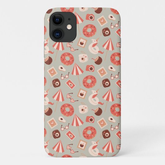 夏の物ライトの背景 Case-Mate iPhoneケース (裏面)