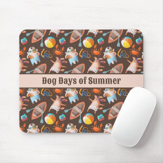夏の犬の日 マウスパッド (マウス)
