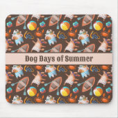 夏の犬の日 マウスパッド (正面)