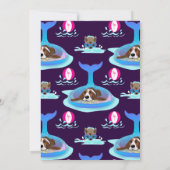 夏の犬の日 招待状 (裏面)