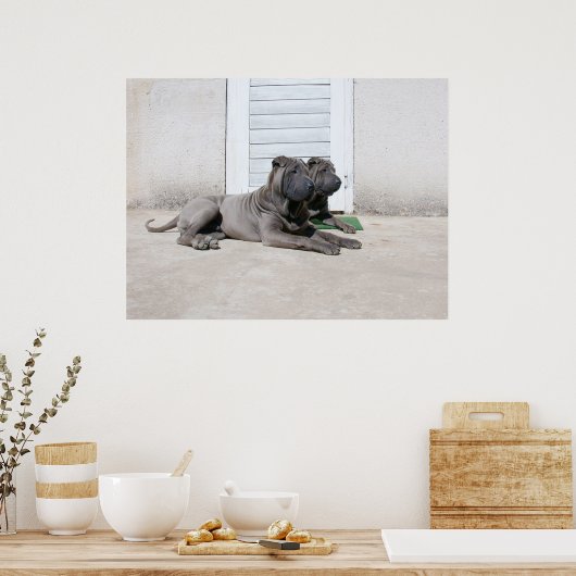 夏の犬日..... ポスター (キッチン)