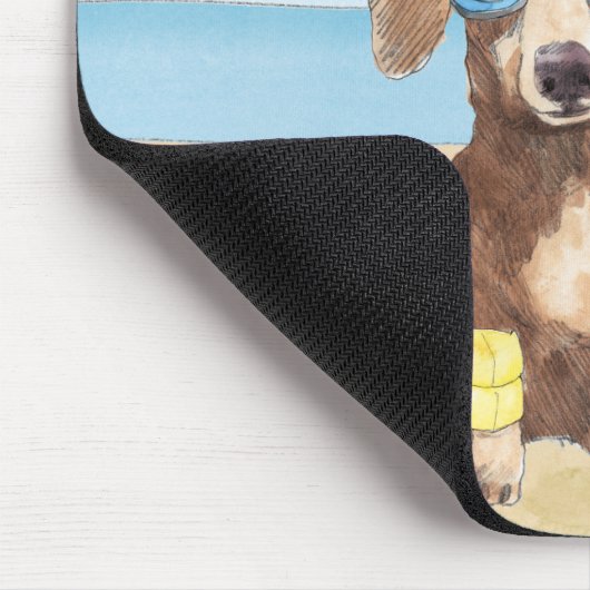 夏の犬日 マウスパッド (コーナー)