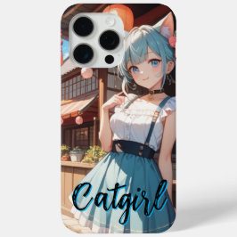 夏の猫耳少女 iPhone 15 PRO MAXケース