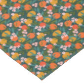 夏の甘い緑のオレンジのレモン園 テーブルクロス (アングル)