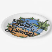 夏の生活が良い紙プレート ペーパープレート (アングル)