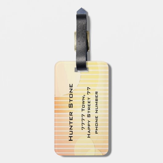 夏の生活 ラゲッジタグ (裏面縦)