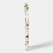 夏の白いデイジーと茶色の赤いラディバグ Case-Mate iPhoneケース (裏面 / 左)