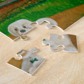 夏の眺めのパズル ジグソーパズル (側面)