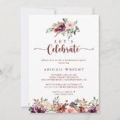 夏の祝フローラパーティー 招待状 (正面)