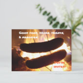 夏の祝祭パーティー招待状 招待状 (スタンド正面)