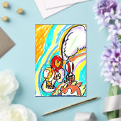 夏の空気の風船   アクリル招待状 (インサイチュ (ウェディング))