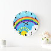 夏の空 ラージ壁時計 (ホーム)